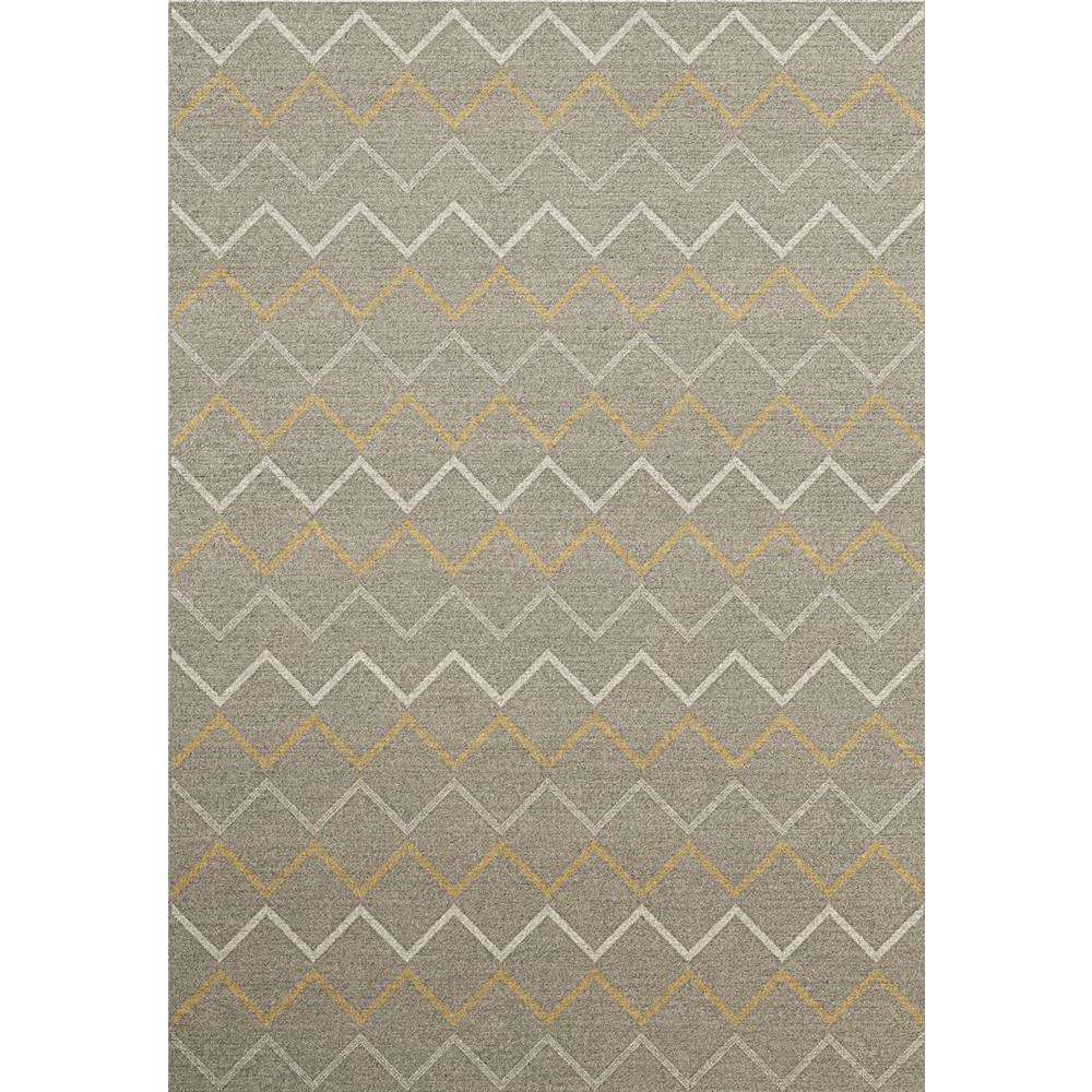 Dynamic Rugs 9880-970 Silvia 3 Ft. 11 In. X 5 Ft. 7 In. Rectangle Rug in Grey/Gold